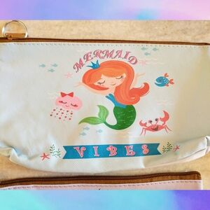 Mermaid makeup zipper pouch